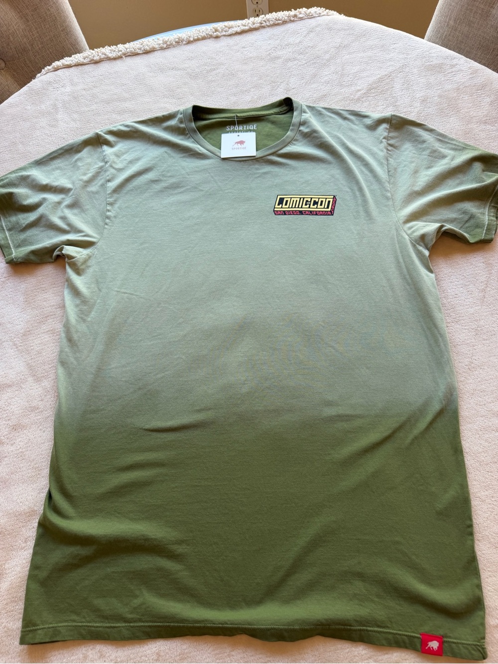 ComicCon Olive Green Graphic Tee